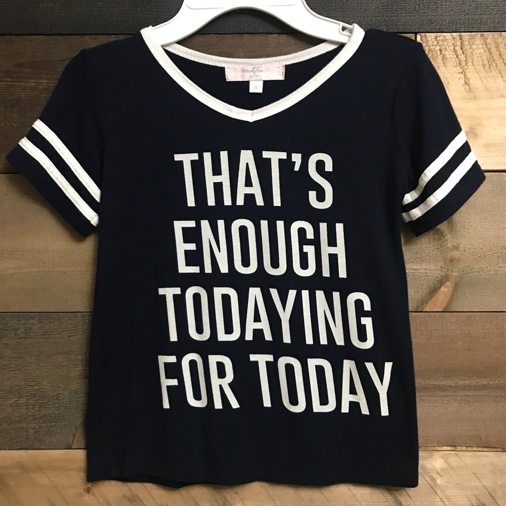 Girls v-neck tee shirt